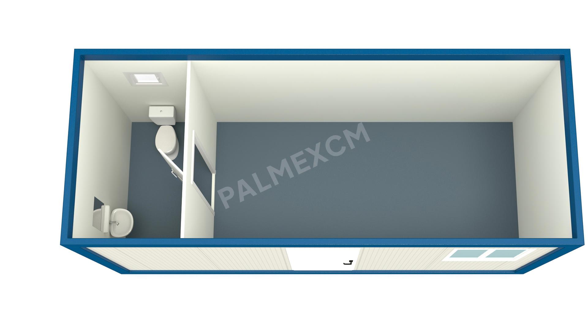Container Haus 6m HI-FIX 1 mit WC