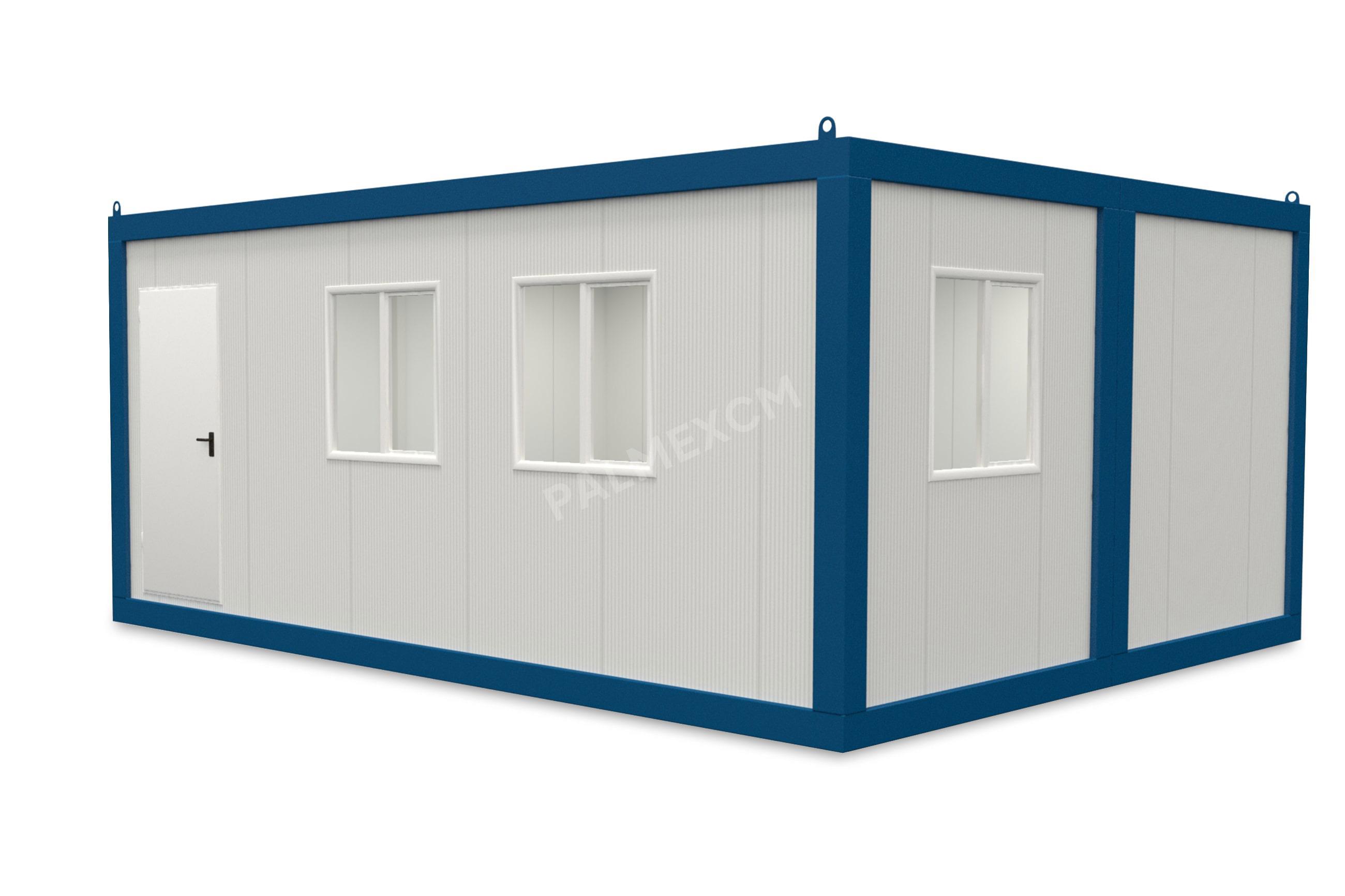Containeranlagen 6×4.8m HI-FIX 1 Tür 3 Fenster