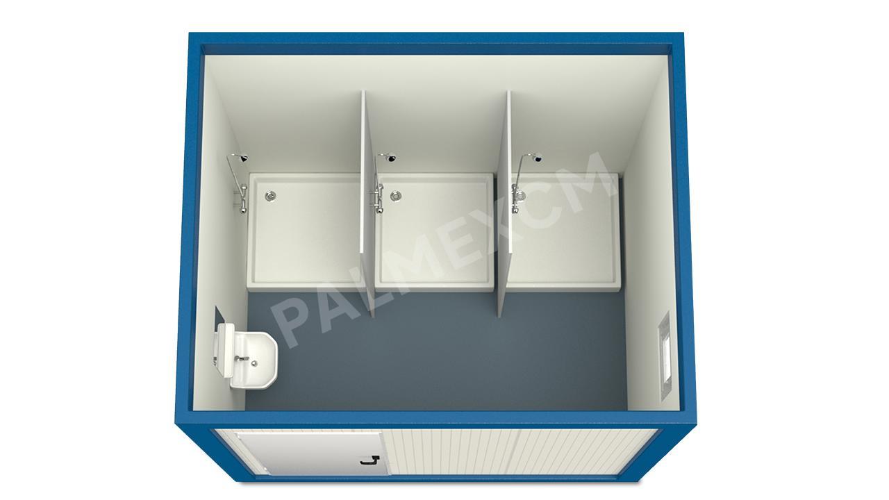 Sanitärcontainer 3m HI-FIX 3 Duschen