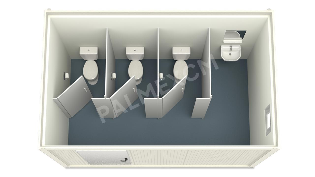 Sanitärcontainer 4m HI-FLEX 3 WC
